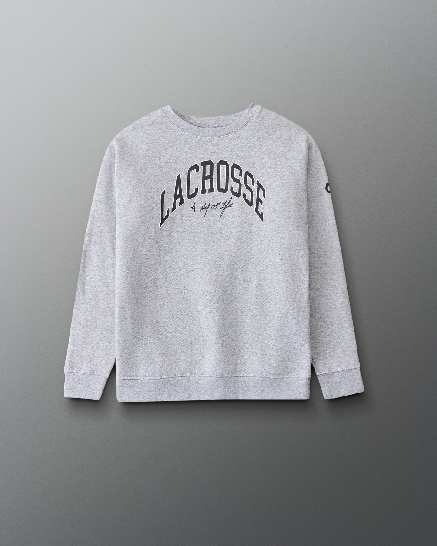RUDIS Motto Lacrosse Youth Tradition Crewneck