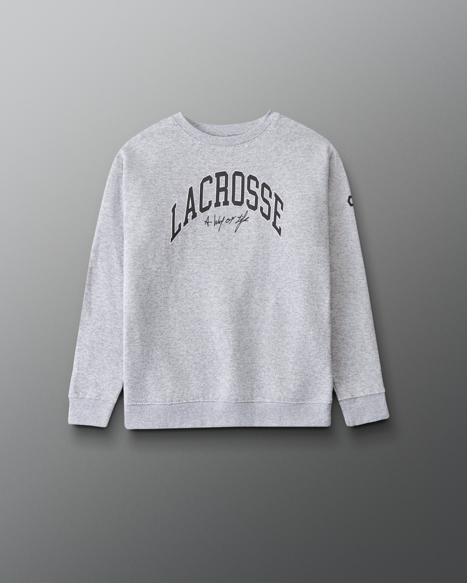 RUDIS Motto Lacrosse Youth Tradition Crewneck