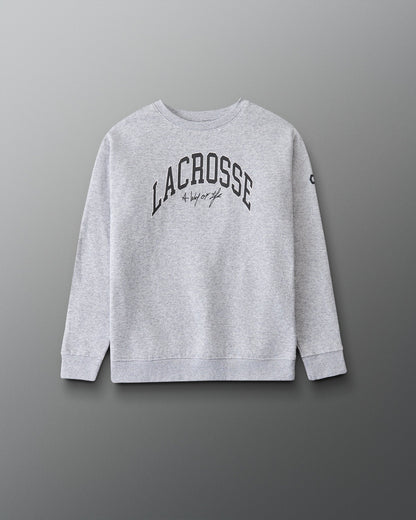 RUDIS Motto Lacrosse Youth Tradition Crewneck