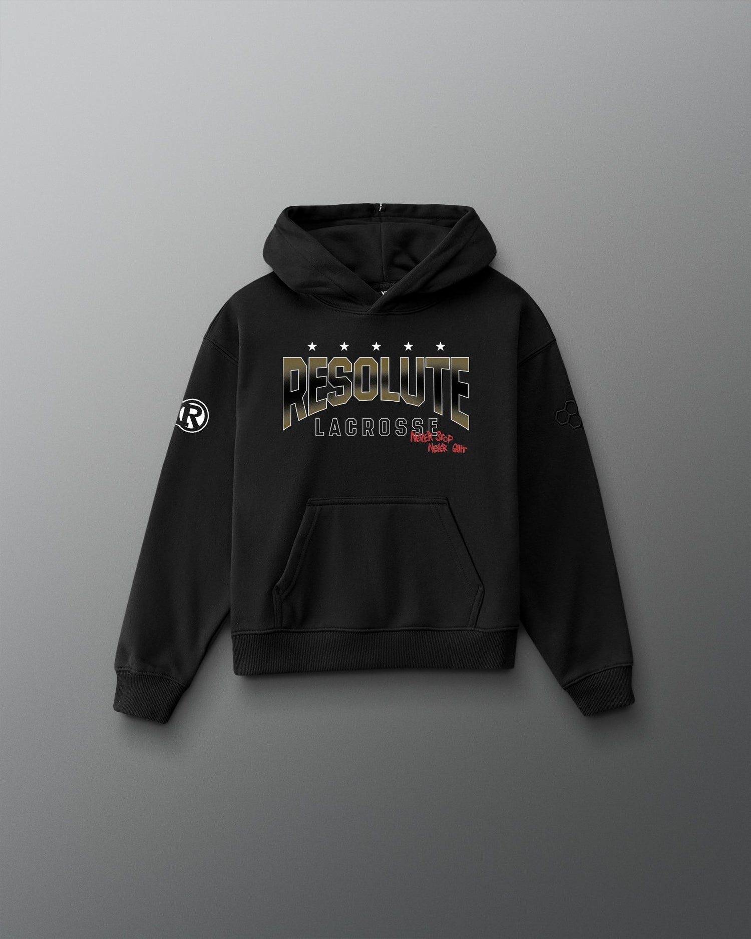 RUDIS Resolute Lacrosse Youth Relaxed Comfort Fleece Hoodie