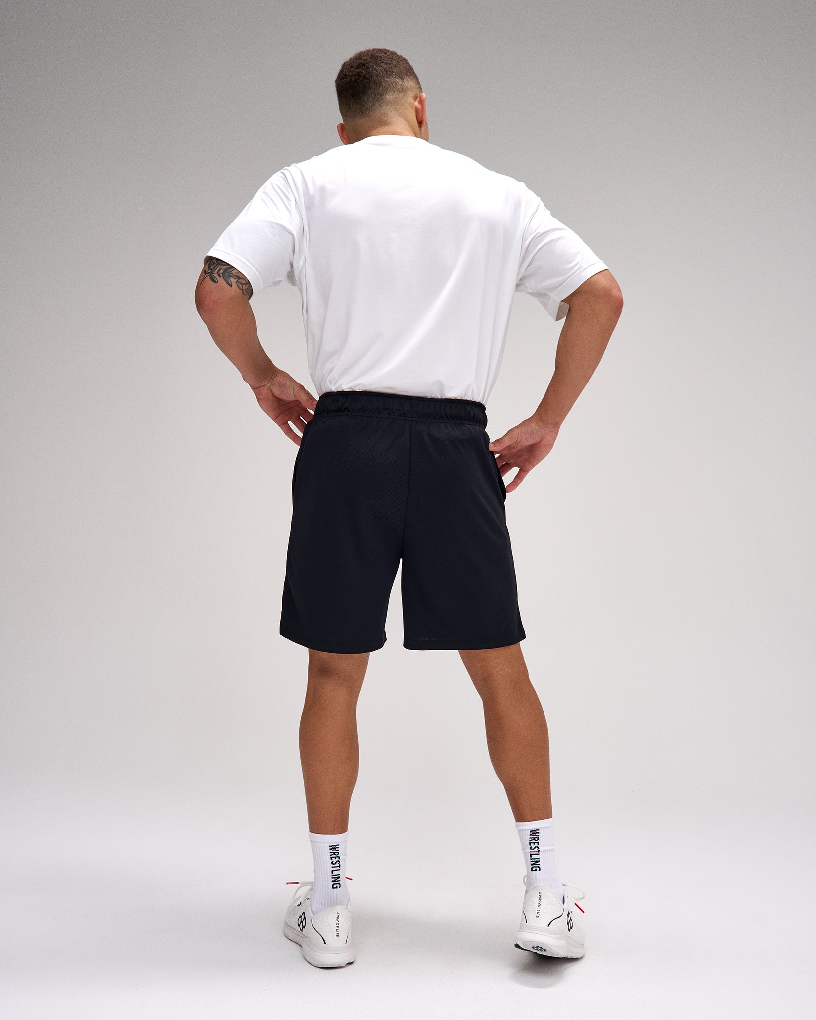 RUDIS RUDIS 7" Mesh Shorts - Black