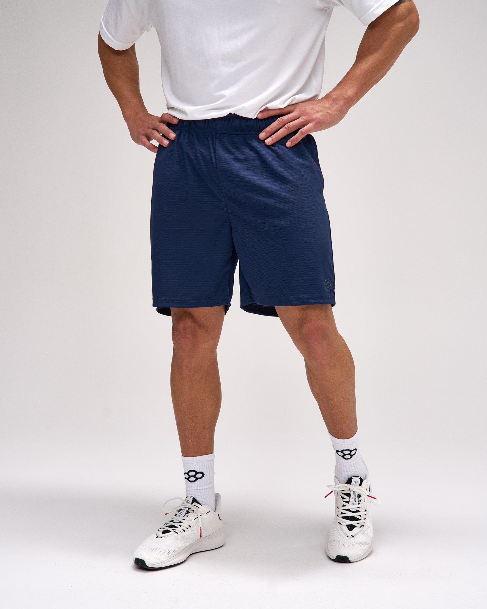 RUDIS RUDIS 7" Mesh Shorts - Navy