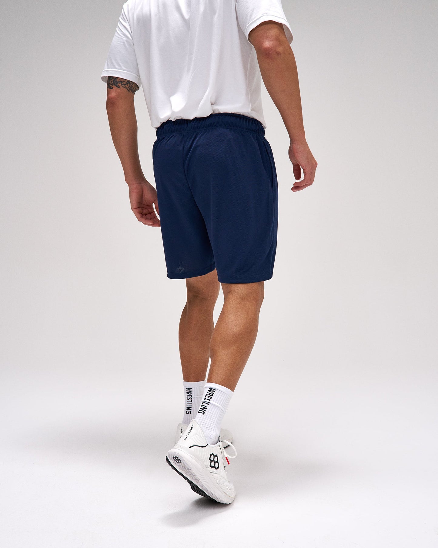 RUDIS RUDIS 7" Mesh Shorts - Navy