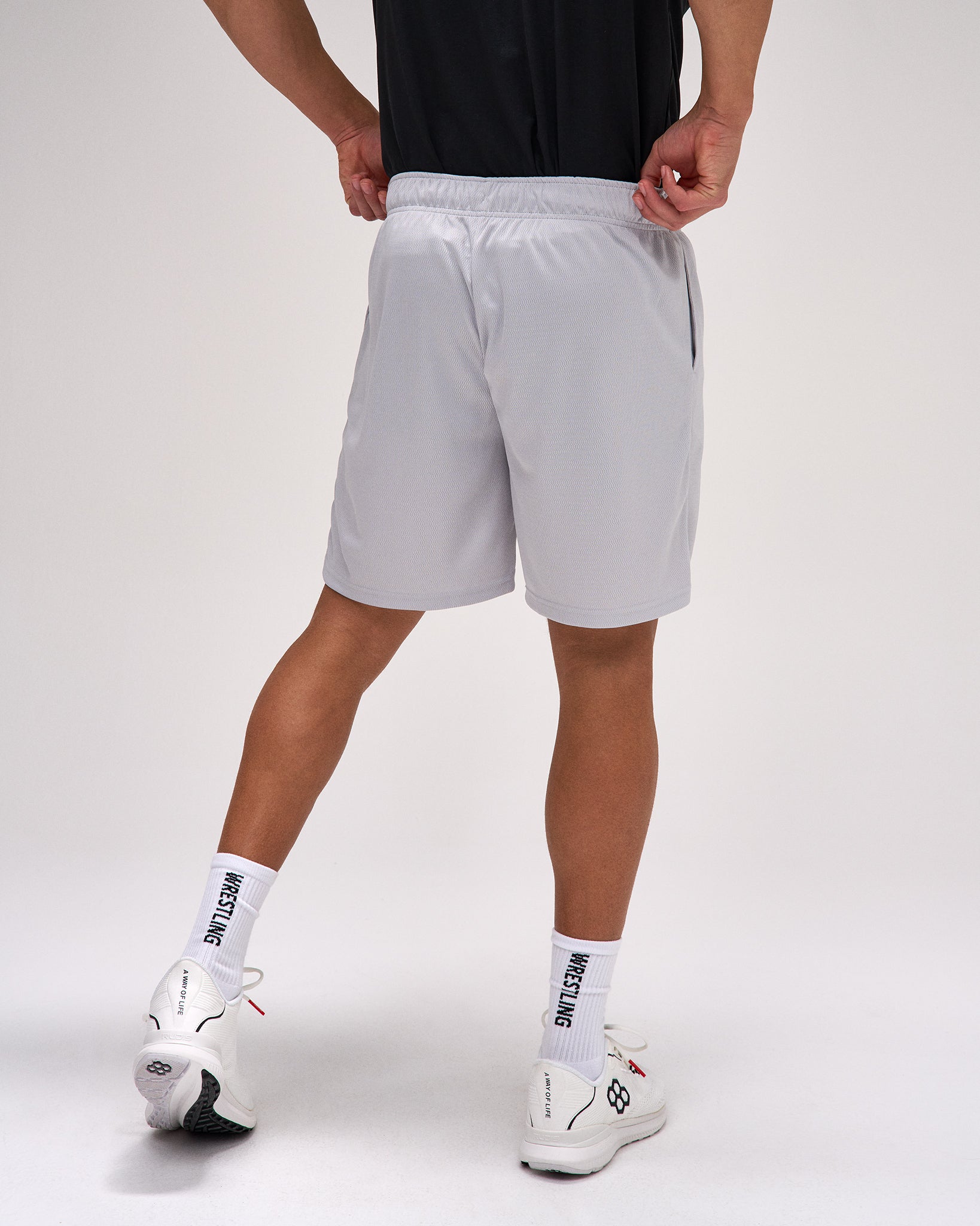 RUDIS RUDIS 7" Mesh Shorts - Lunar Gray