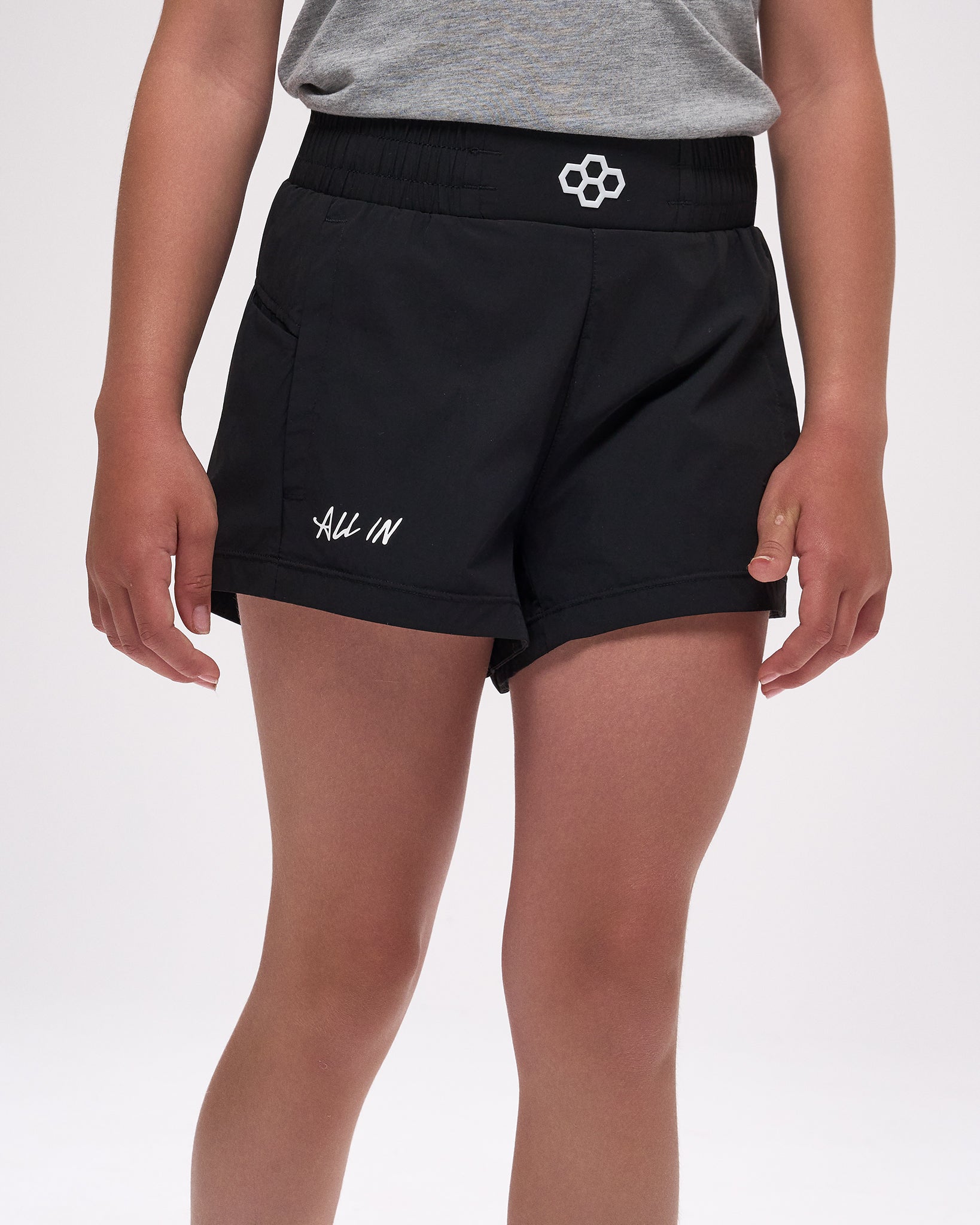 RUDIS RUDIS Girl's Movement 3" Shorts - Black