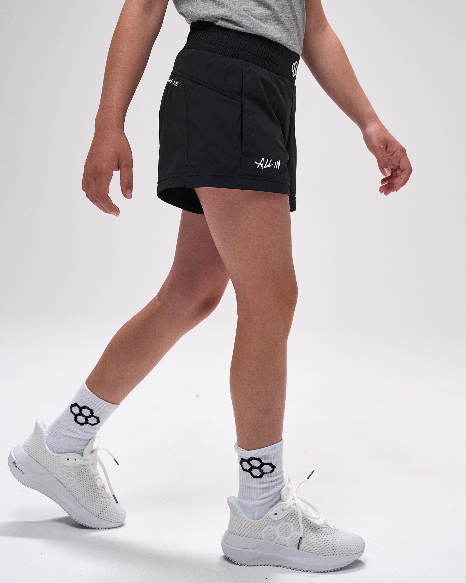 RUDIS RUDIS Girl's Movement 3" Shorts - Black