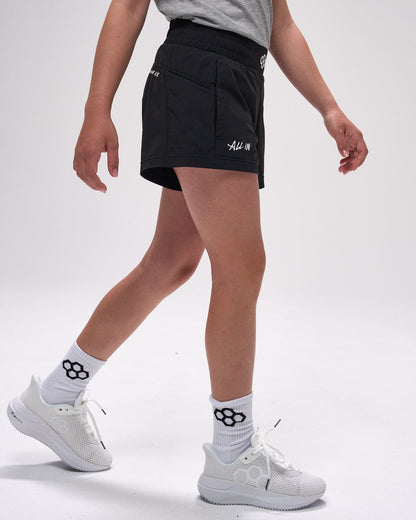 RUDIS RUDIS Girl's Movement 3" Shorts - Black