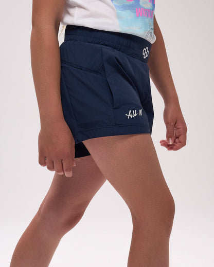 RUDIS RUDIS Girl's Movement 3" Shorts - Navy