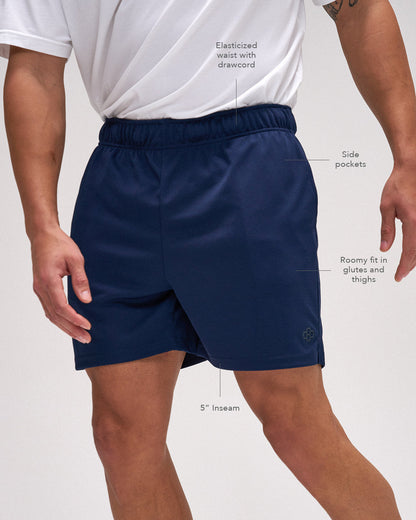 RUDIS RUDIS 5" Mesh Shorts