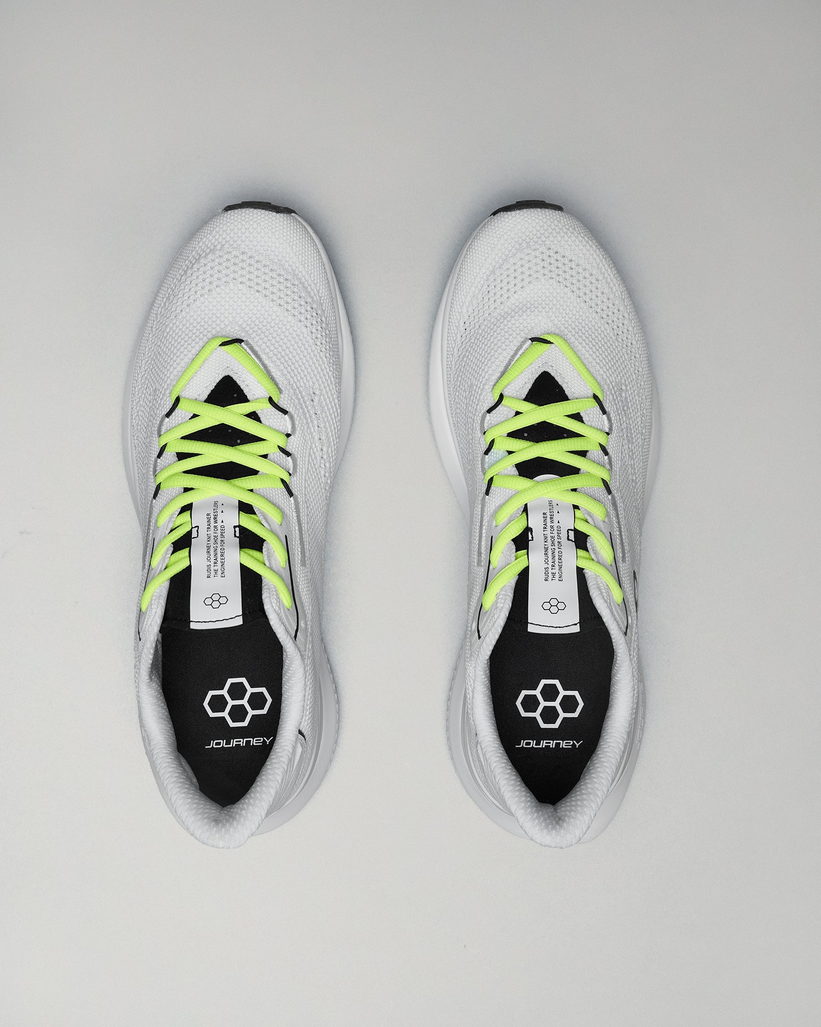 RUDIS RUDIS Journey Knit Adult Training Shoes - White/Neon