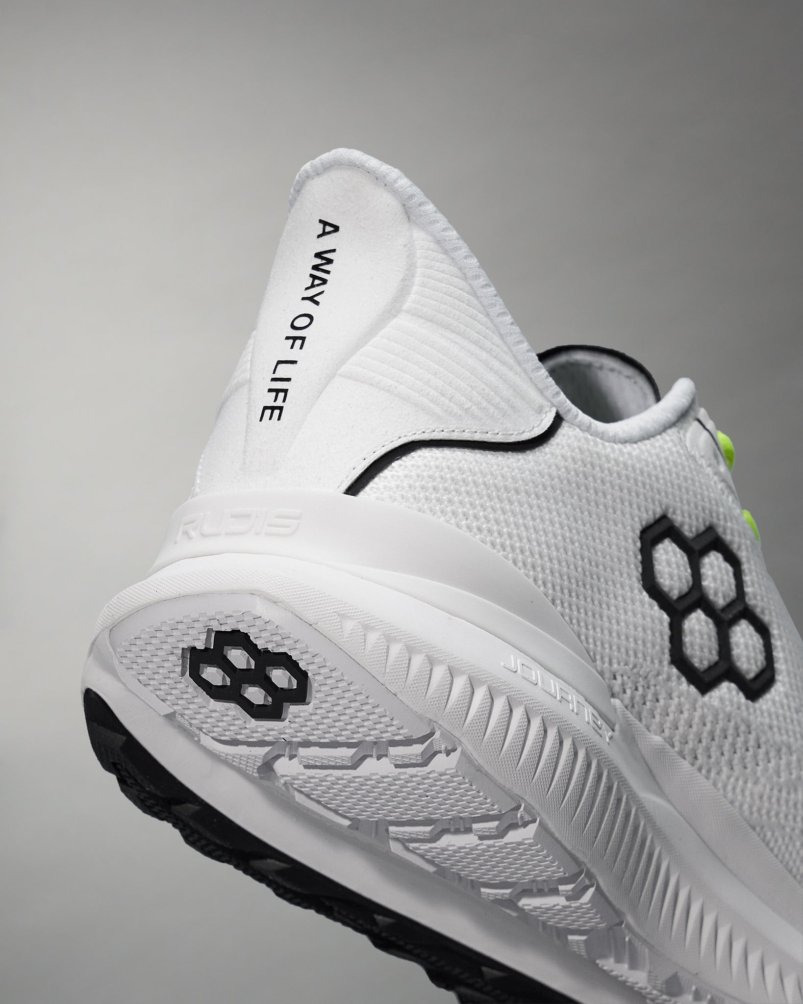 RUDIS RUDIS Journey Knit Adult Training Shoes - White/Neon