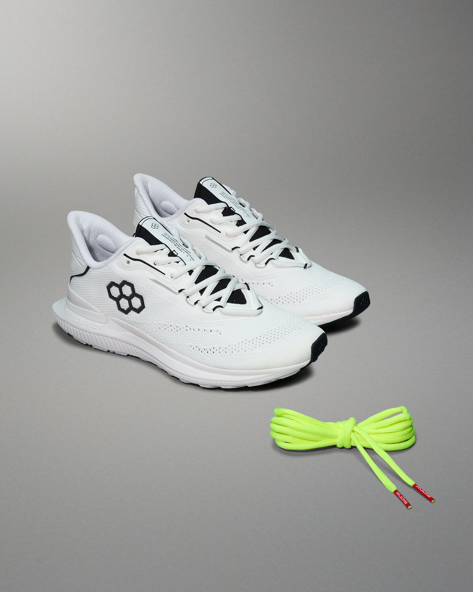 RUDIS RUDIS Journey Knit Adult Training Shoes - White/Neon