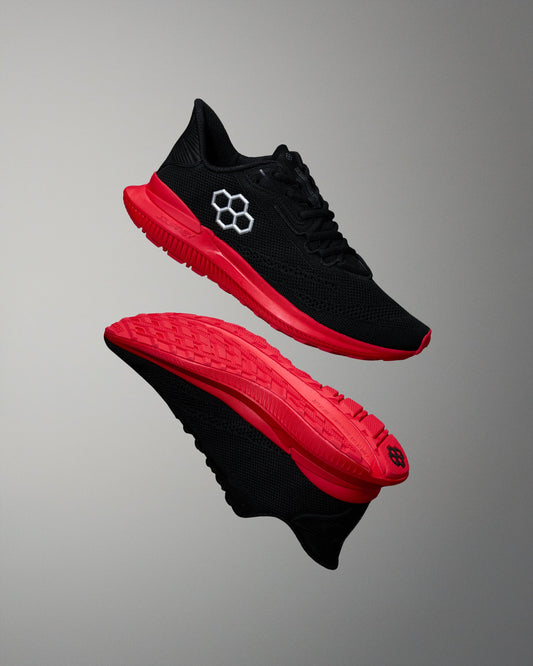 RUDIS RUDIS Journey Knit Adult Training Shoes - Black/Red