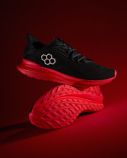 RUDIS RUDIS Journey Knit Adult Training Shoes - Black/Red