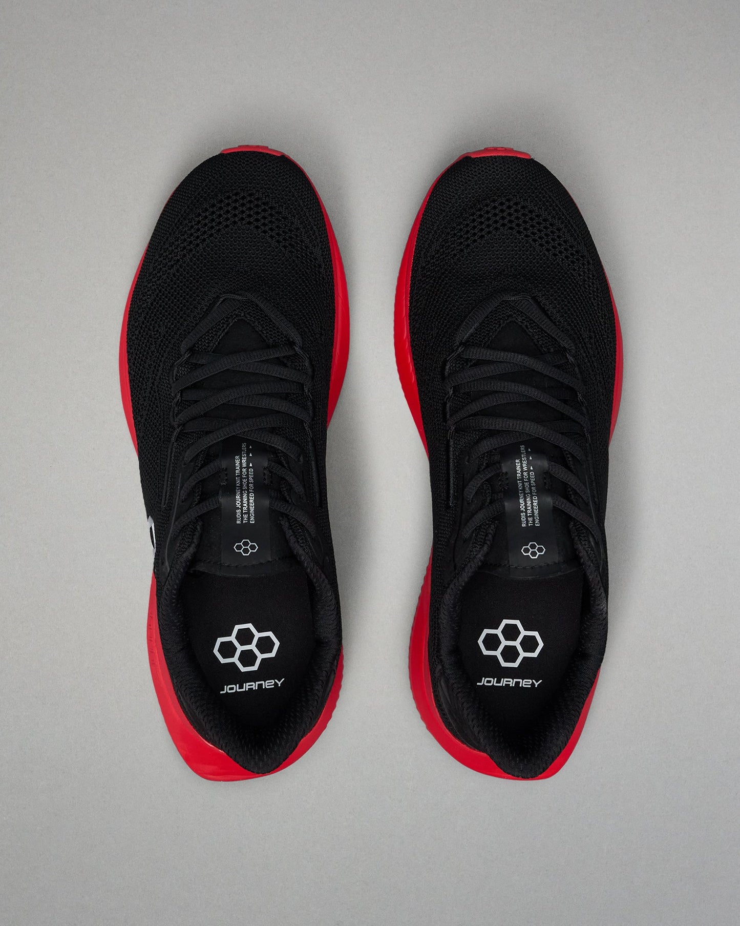 RUDIS RUDIS Journey Knit Adult Training Shoes - Black/Red