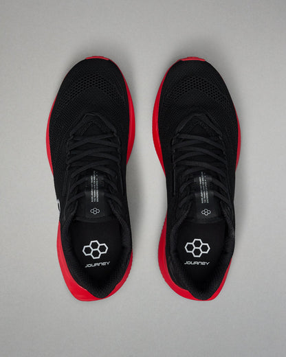 RUDIS RUDIS Journey Knit Adult Training Shoes - Black/Red