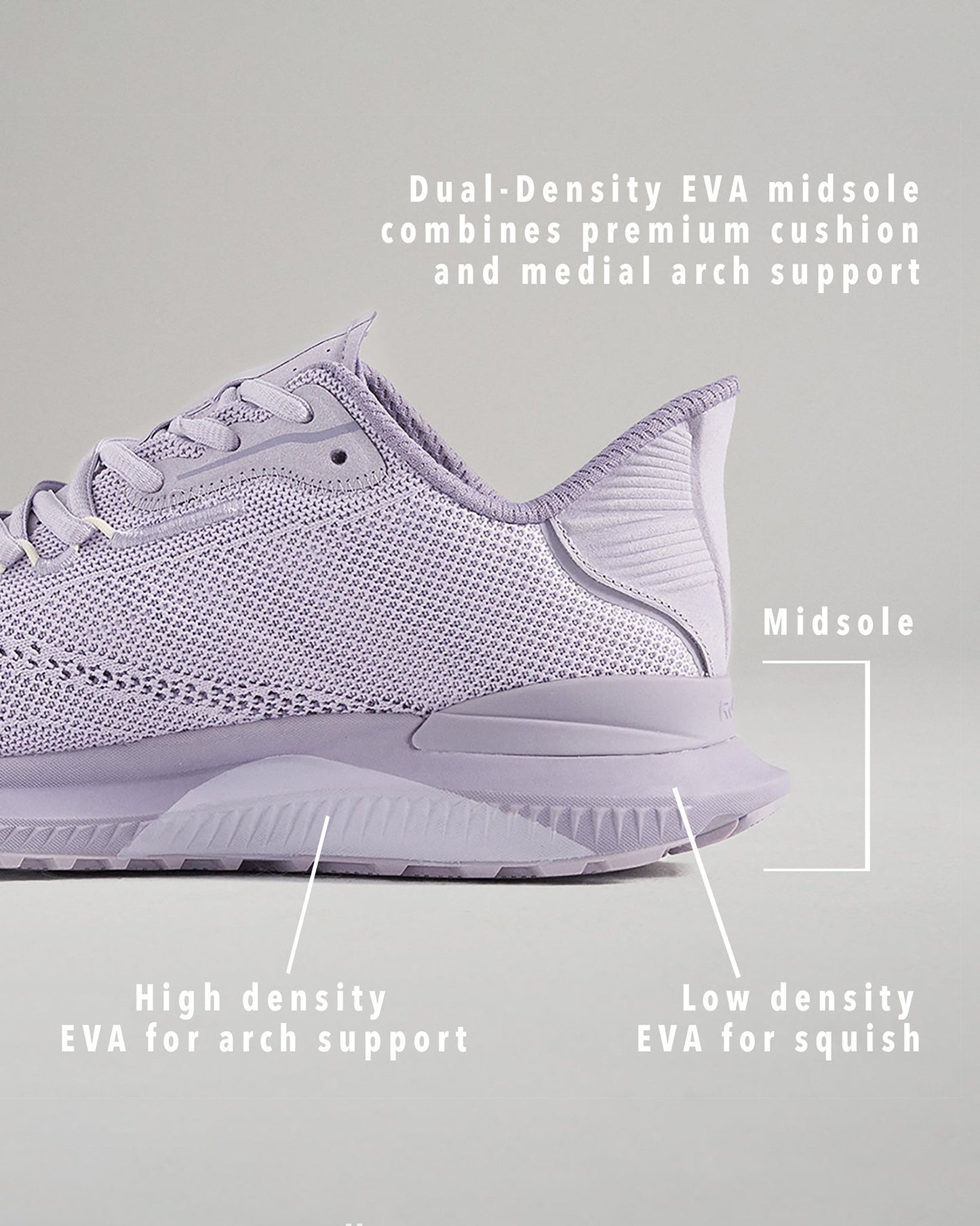 RUDIS RUDIS Journey Knit Adult Training Shoes - Lavender | Elevate Your Game