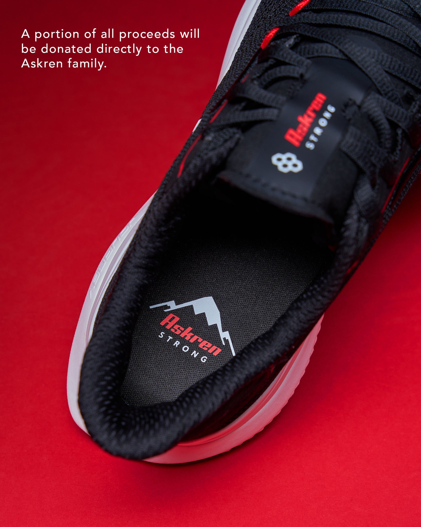 RUDIS RUDIS Journey Knit Youth Training Shoes - Ben Askren Red