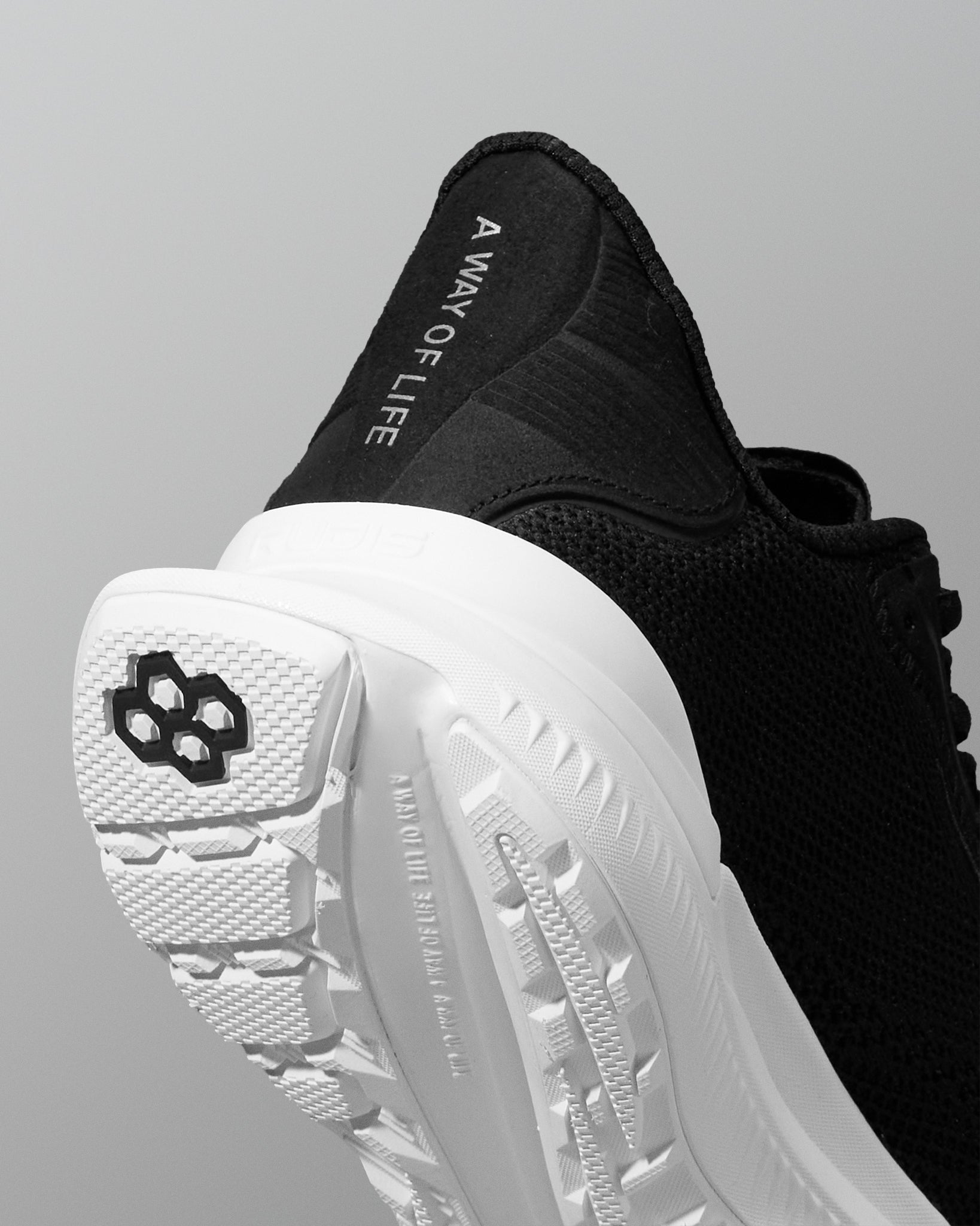 RUDIS RUDIS Journey Knit Youth Training Shoes - Midnight White