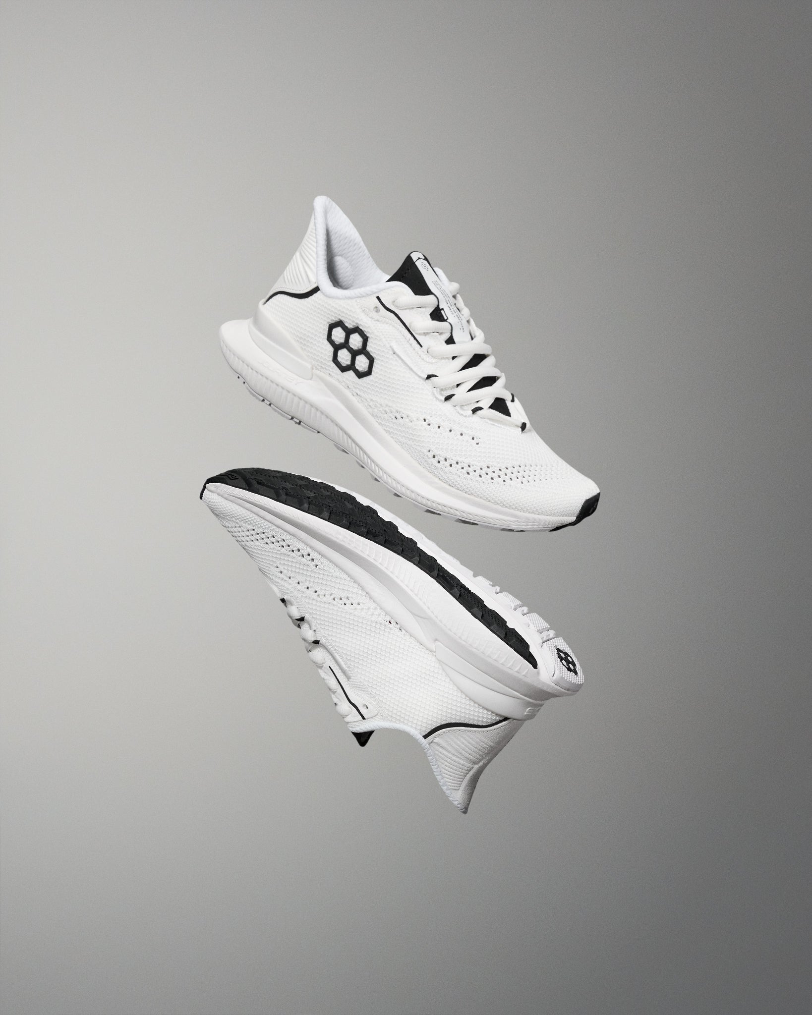 RUDIS RUDIS Journey Knit Youth Training Shoes - White/Neon