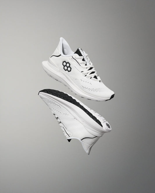RUDIS RUDIS Journey Knit Youth Training Shoes - White/Neon