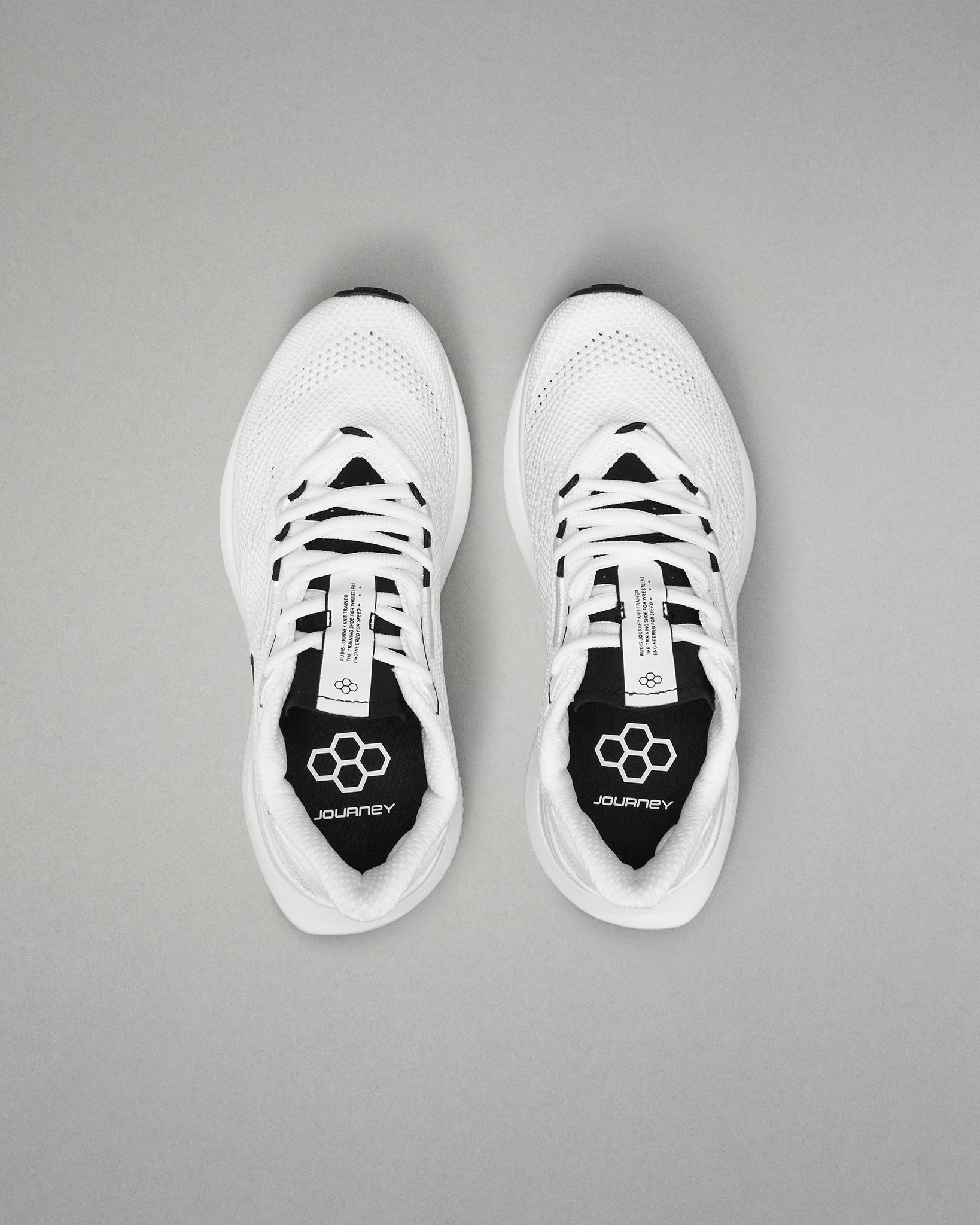RUDIS RUDIS Journey Knit Youth Training Shoes - White/Neon