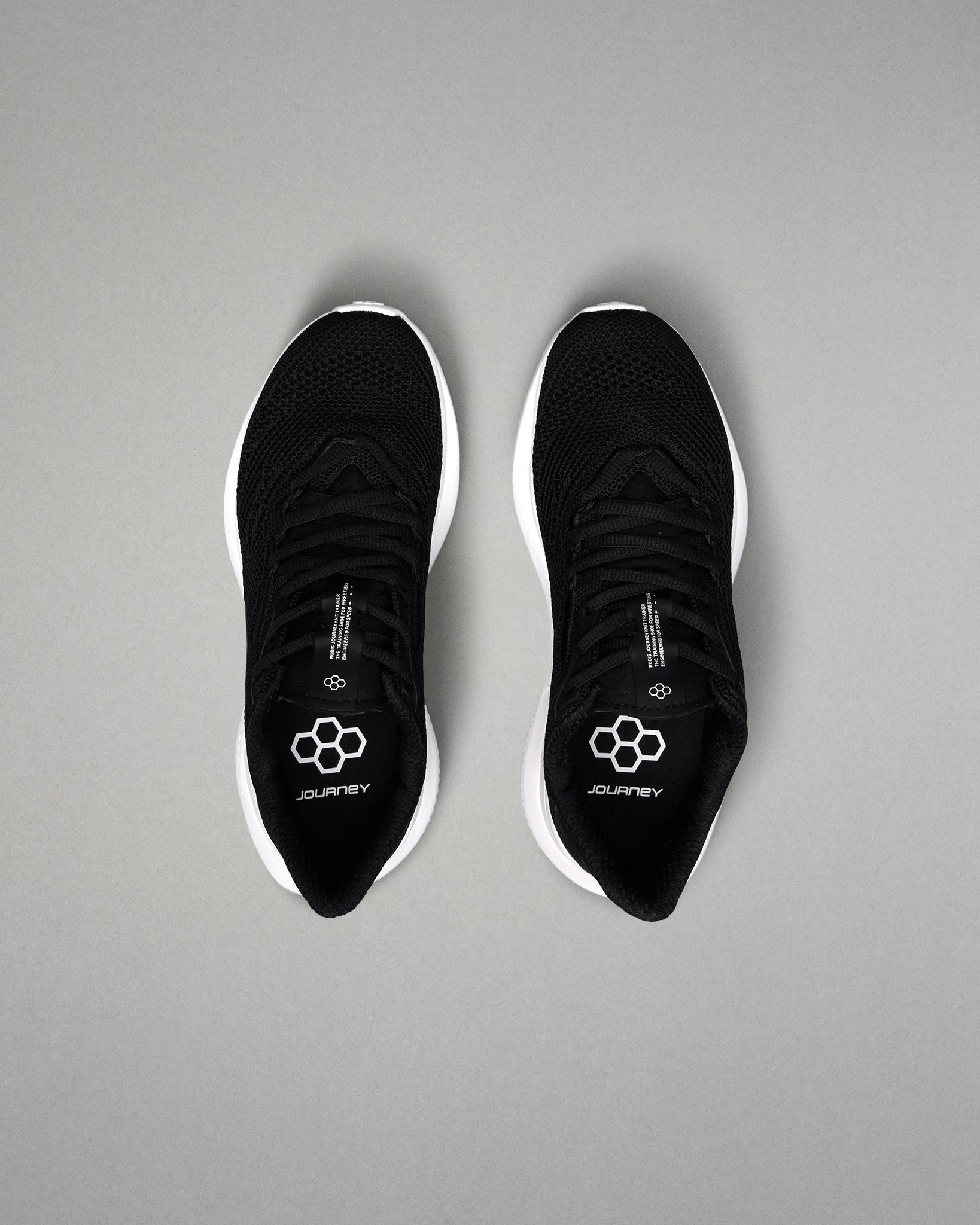 RUDIS RUDIS Journey Knit Youth Training Shoes - Black | Lightweight & Supportive Training Shoes