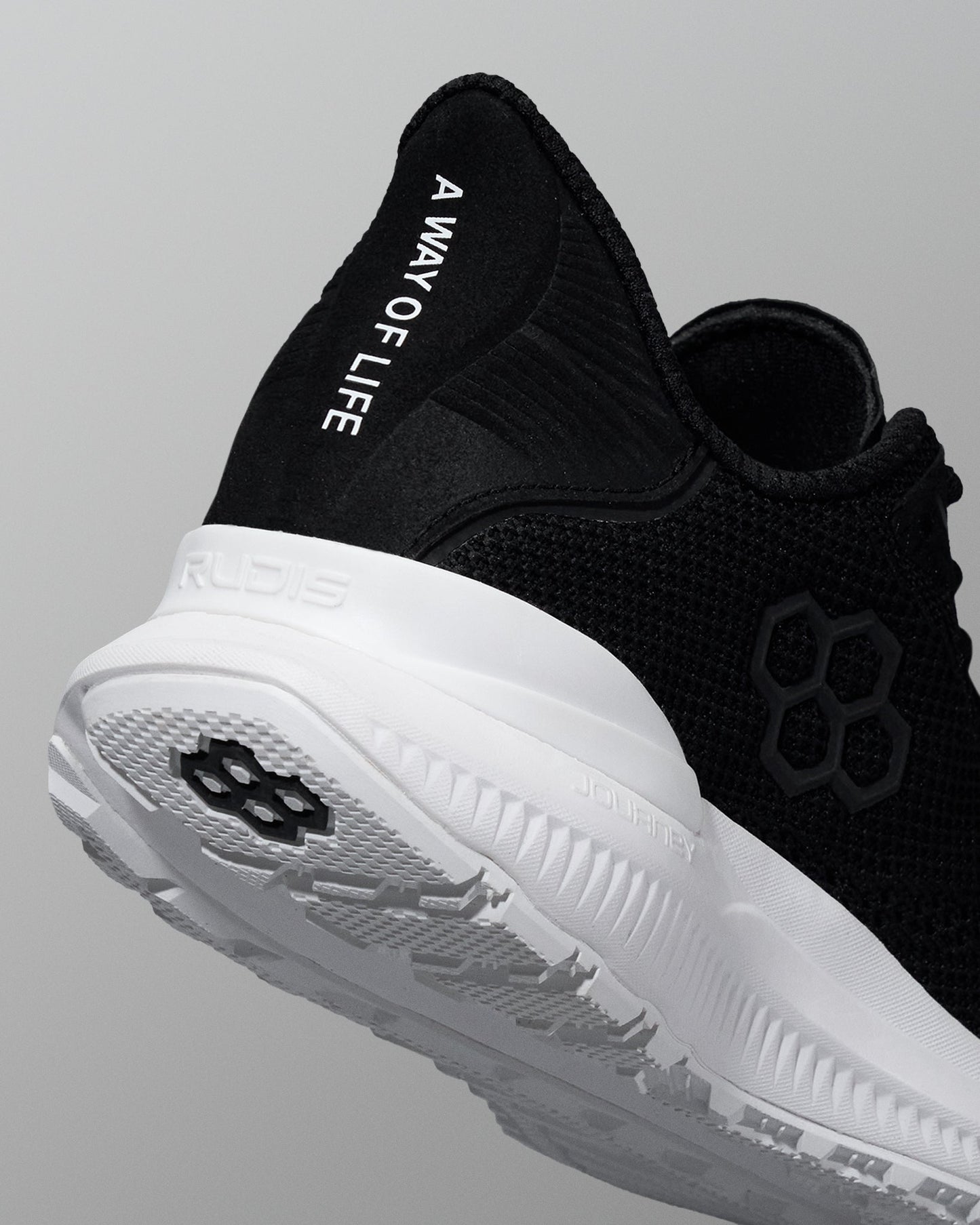 RUDIS RUDIS Journey Knit Youth Training Shoes - Black | Lightweight & Supportive Training Shoes