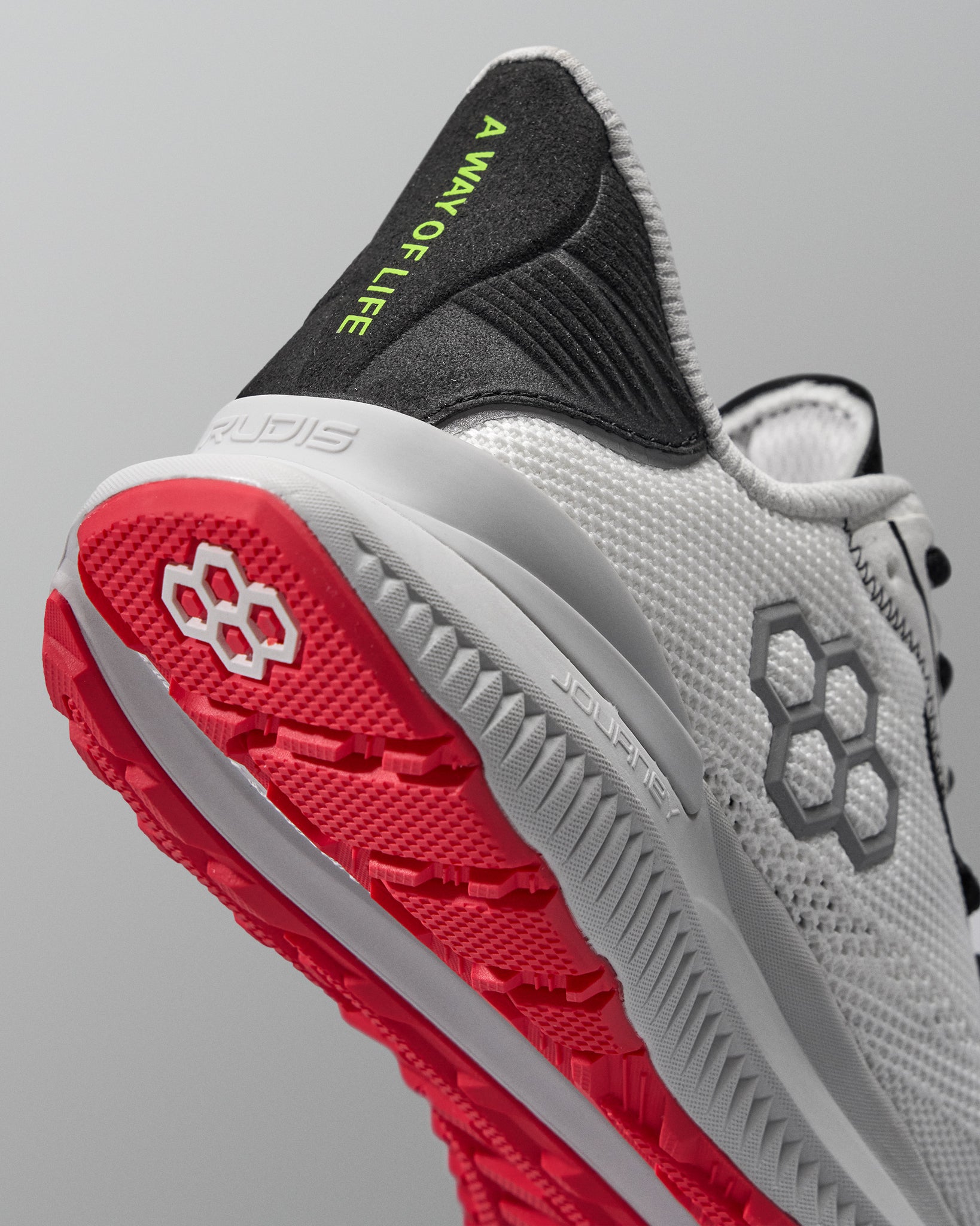 RUDIS Journey Knit Youth Training Shoes - White Hot