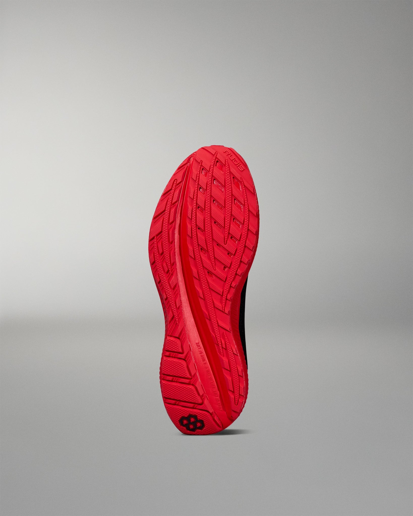 RUDIS RUDIS Journey Knit Youth Training Shoes - Black/Red