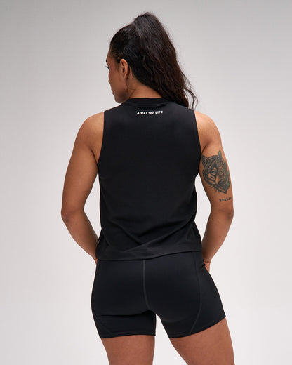 RUDIS RUDIS Women's Hybrid Muscle Tank - Black