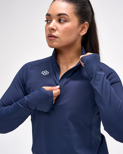 RUDIS Women's Victory 1/4 Zip - Navy