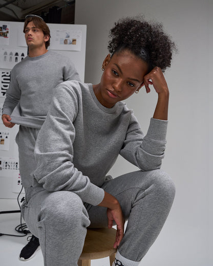 RUDIS Comfort Fleece Crewneck - Gray