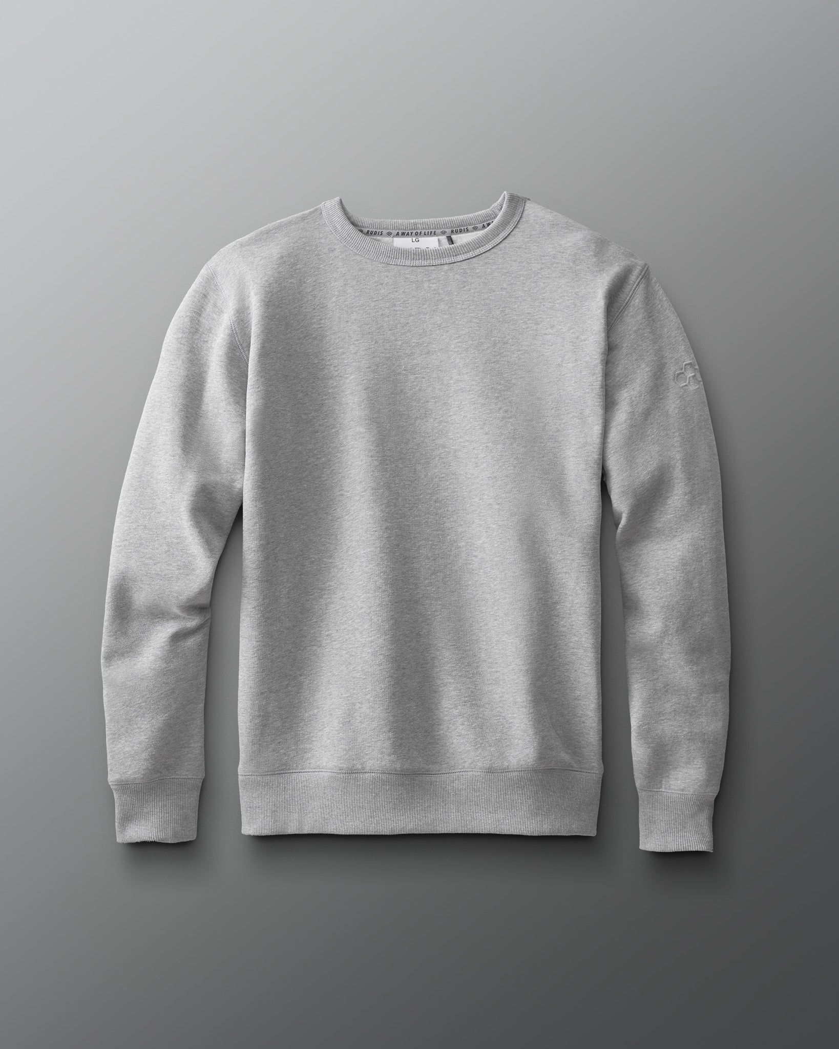 RUDIS Comfort Fleece Crewneck - Gray
