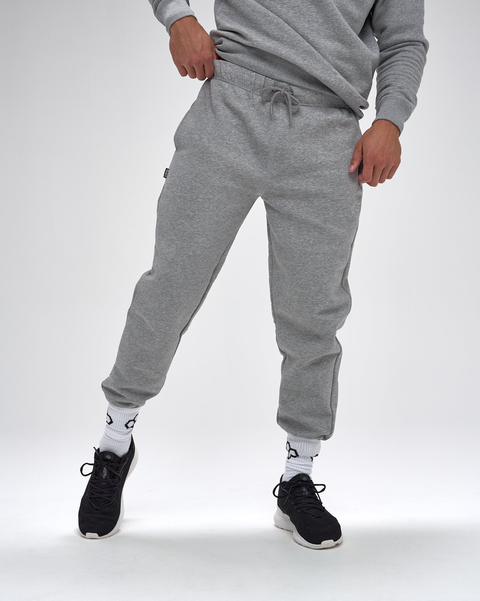 RUDIS Comfort Fleece Sweatpants - Heather Gray