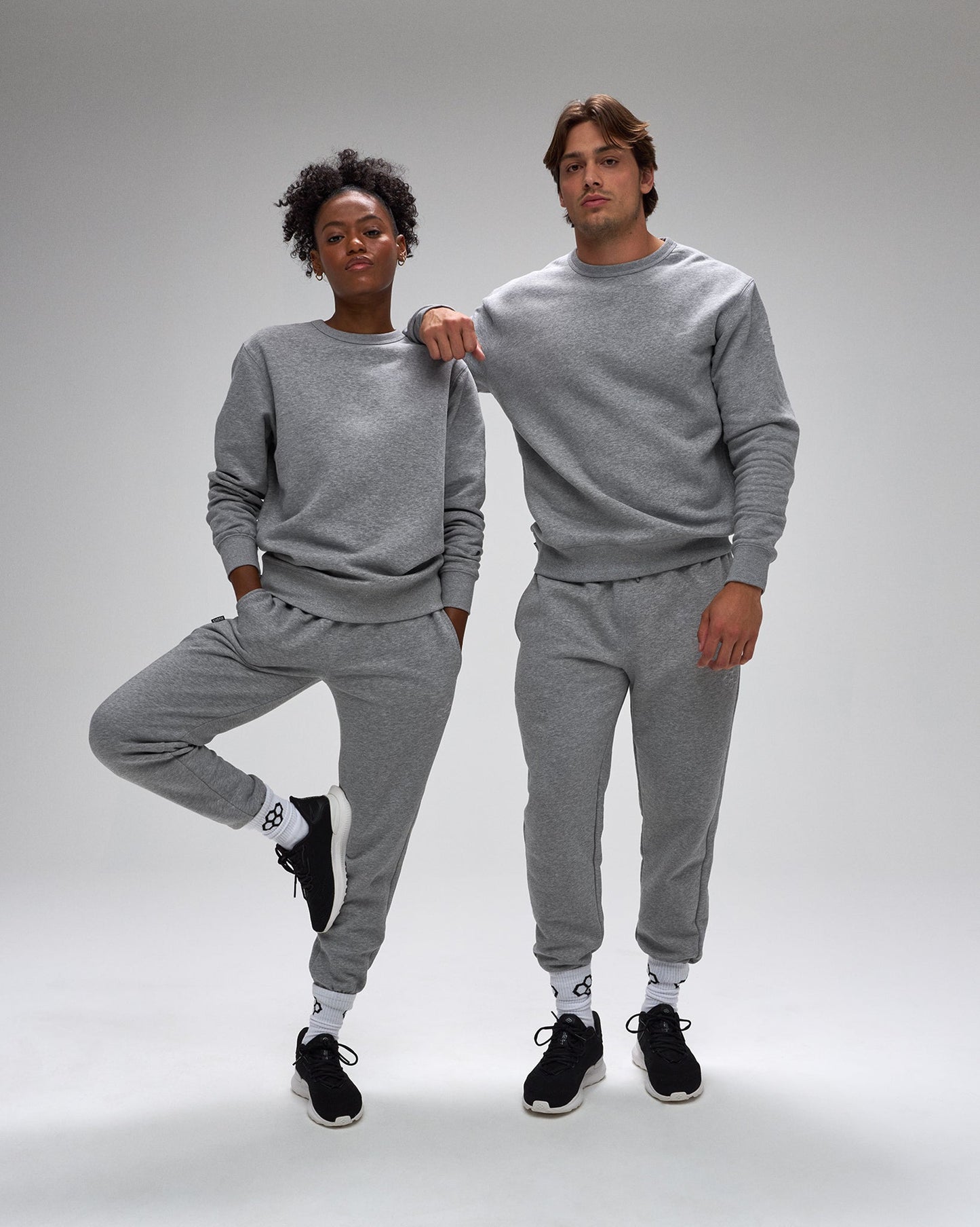 RUDIS Comfort Fleece Sweatpants - Heather Gray