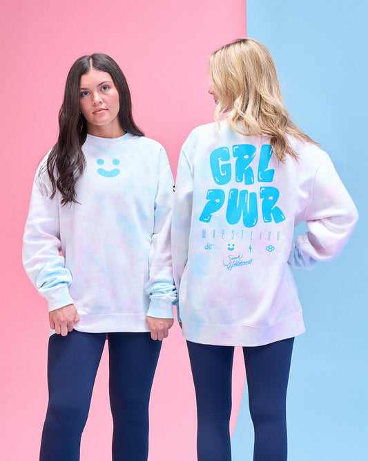 RUDIS SH Girl Power Adult Tie-Dye Crewneck