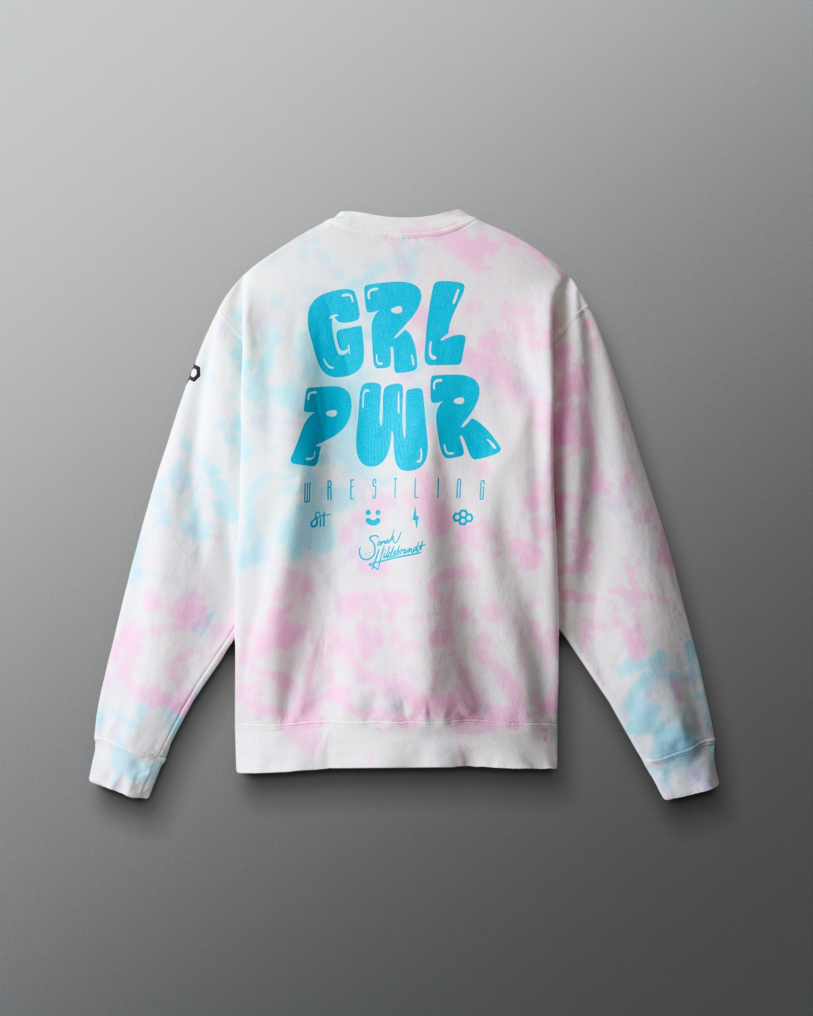 RUDIS SH Girl Power Adult Tie-Dye Crewneck