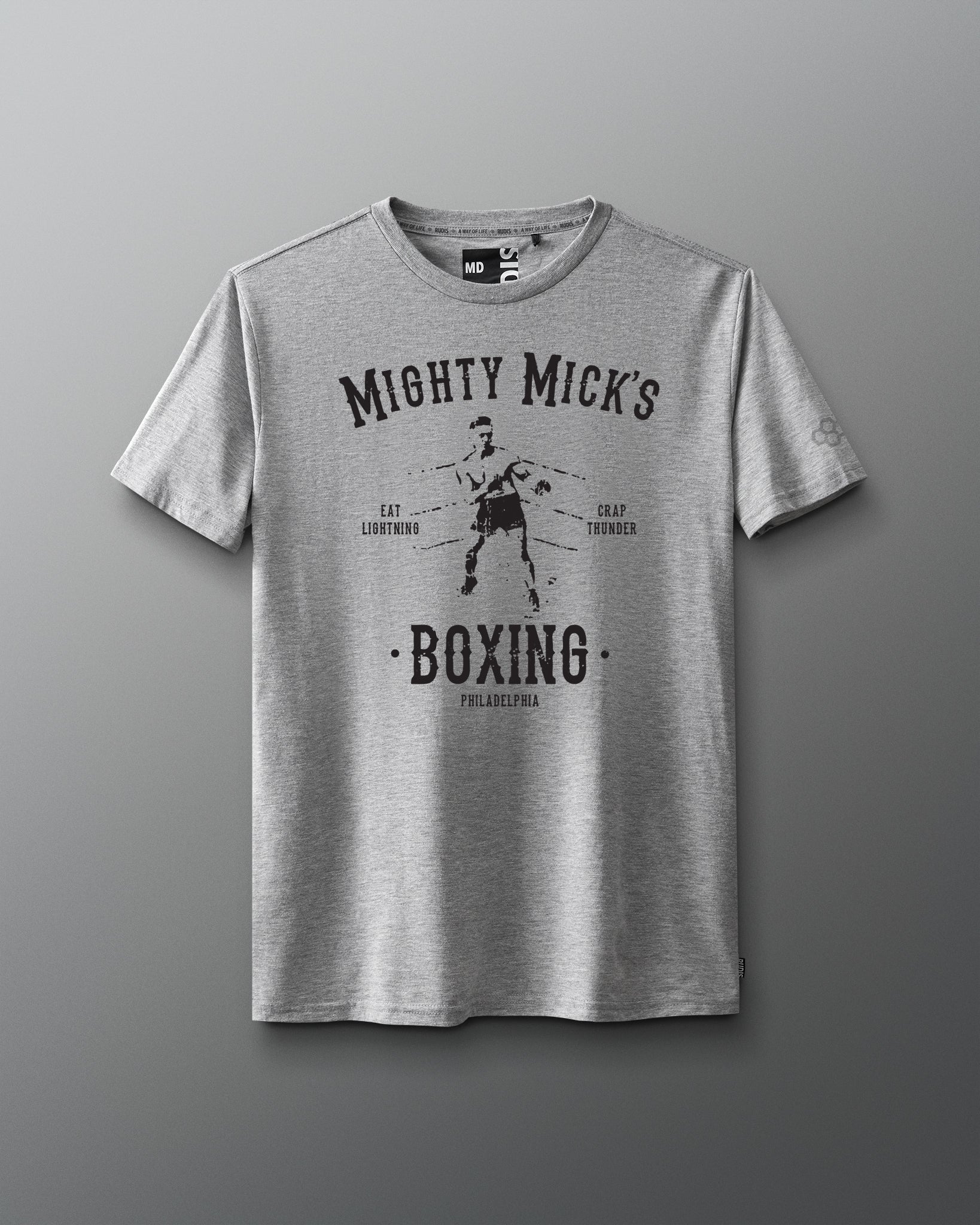 RUDIS Mighty Mick’s Boxing Grey Shirt – ROCKY x RUDIS Collection