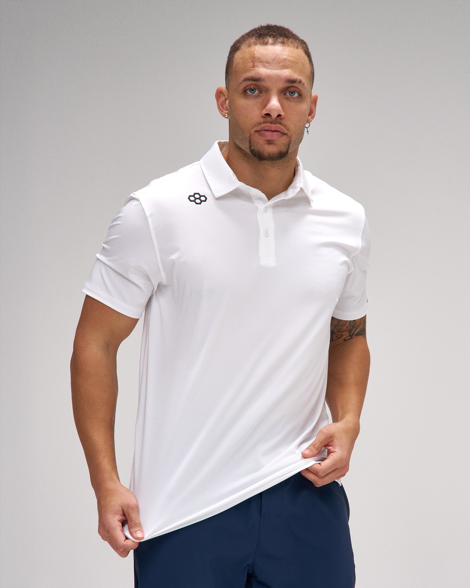 RUDIS RUDIS Classic Performance Hex Polo