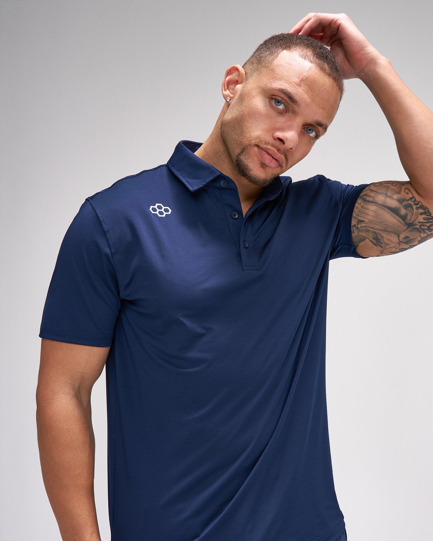 RUDIS RUDIS Classic Performance Hex Polo