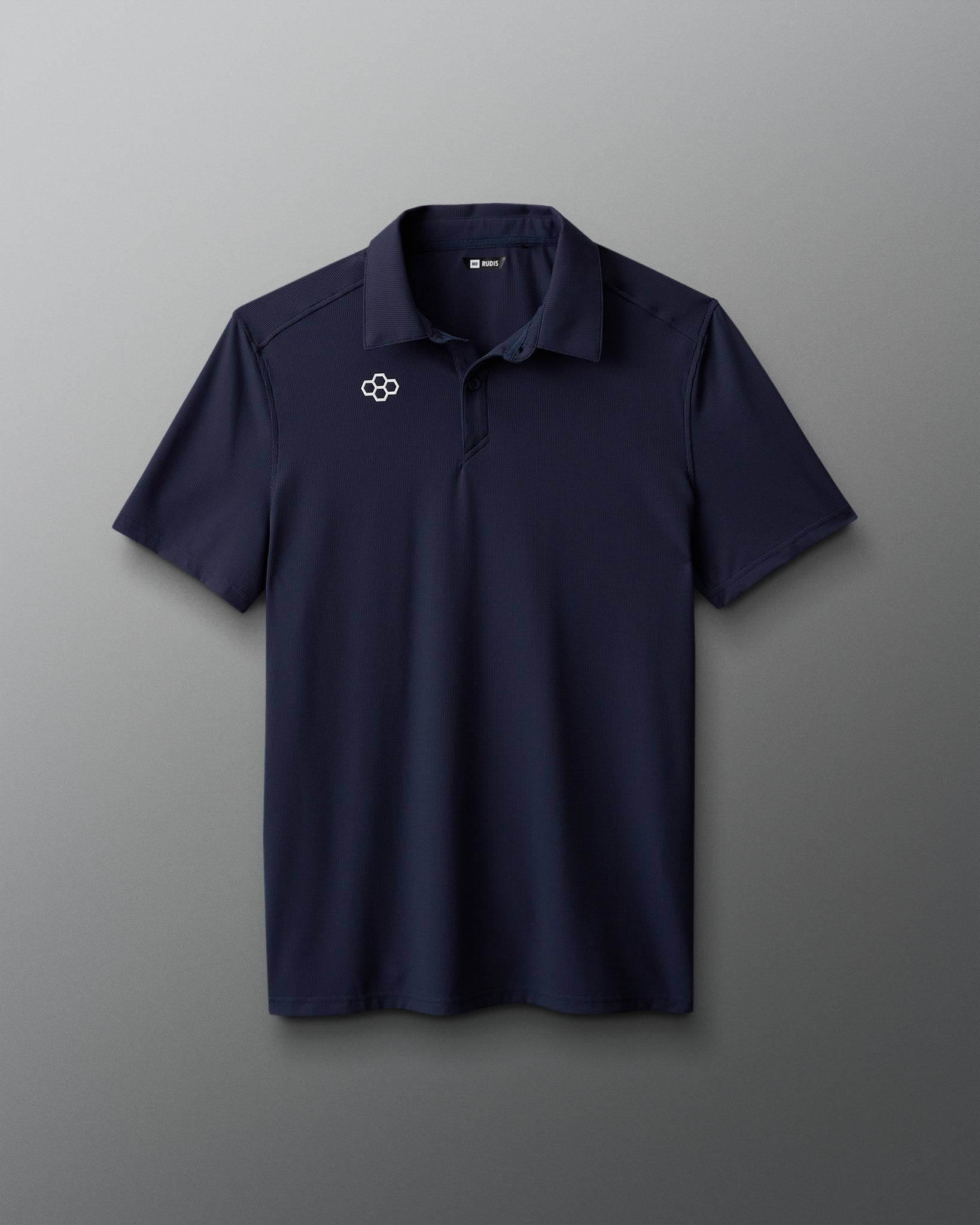 RUDIS RUDIS Go-To Hex Polo - Navy