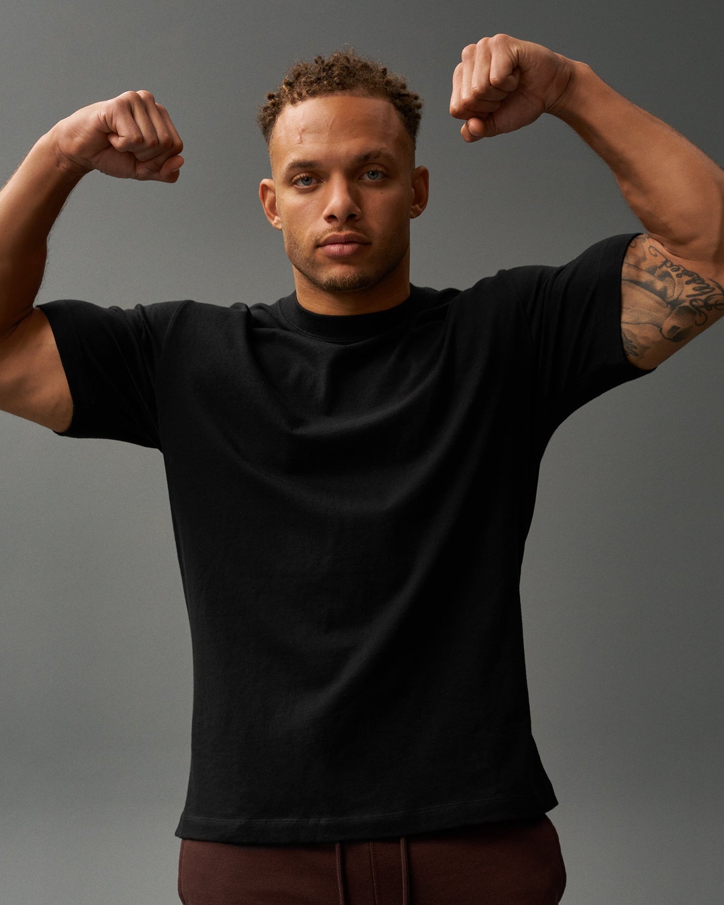 RUDIS Heavyweight Jersey T-Shirt - Black
