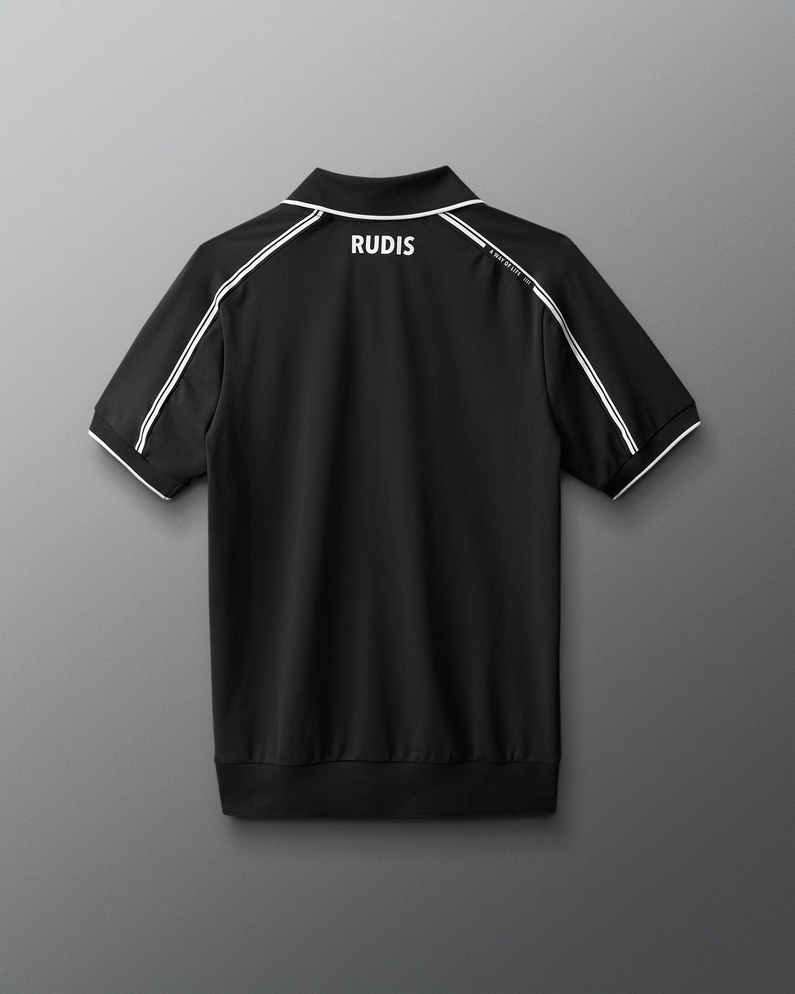 RUDIS RUDIS Chronicle Elite Athletic Polo - Black
