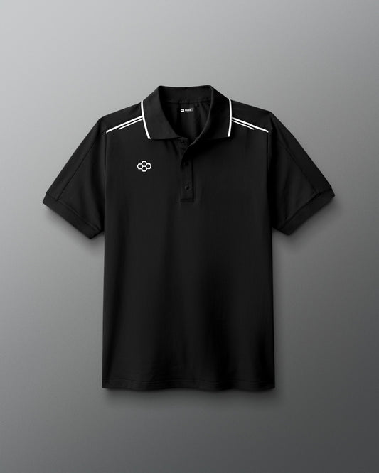 RUDIS RUDIS Chronicle Elite Snap Polo - Black