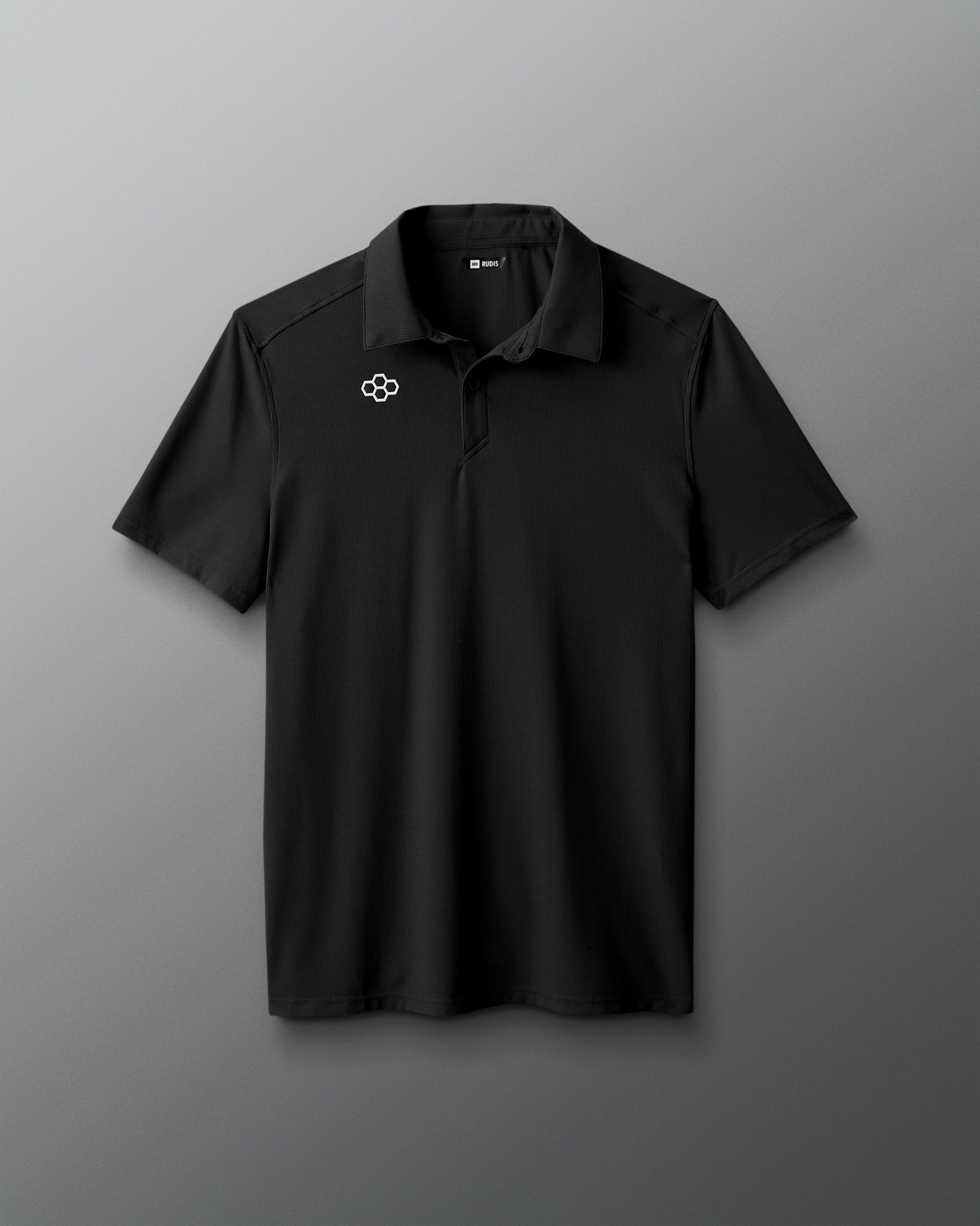 RUDIS RUDIS Go-To Hex Polo - Black