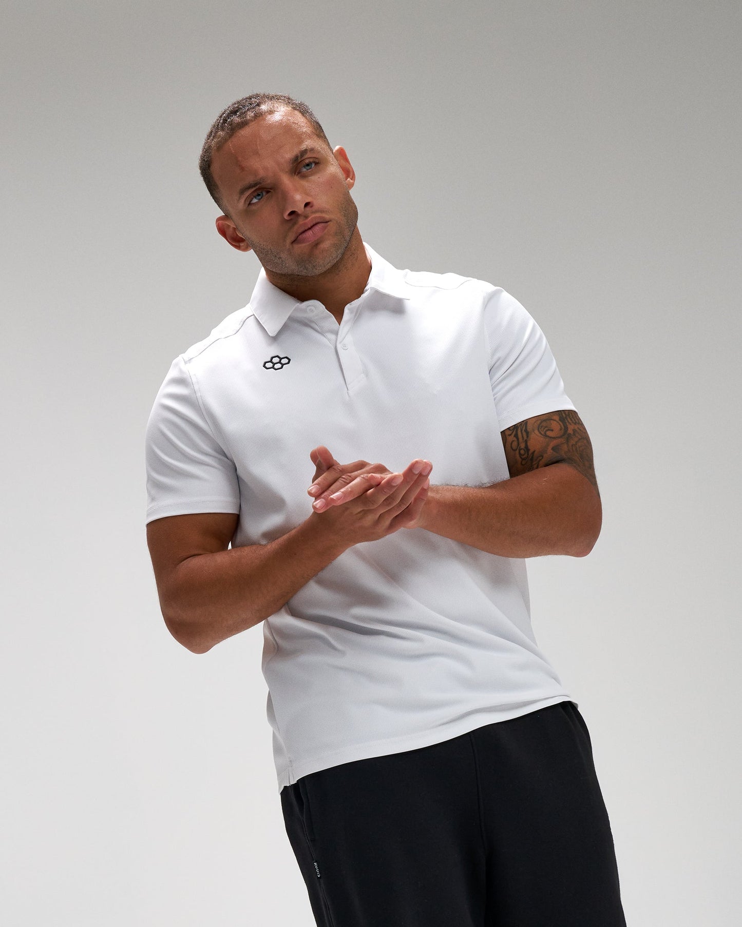 RUDIS RUDIS Go-To Hex Polo - White