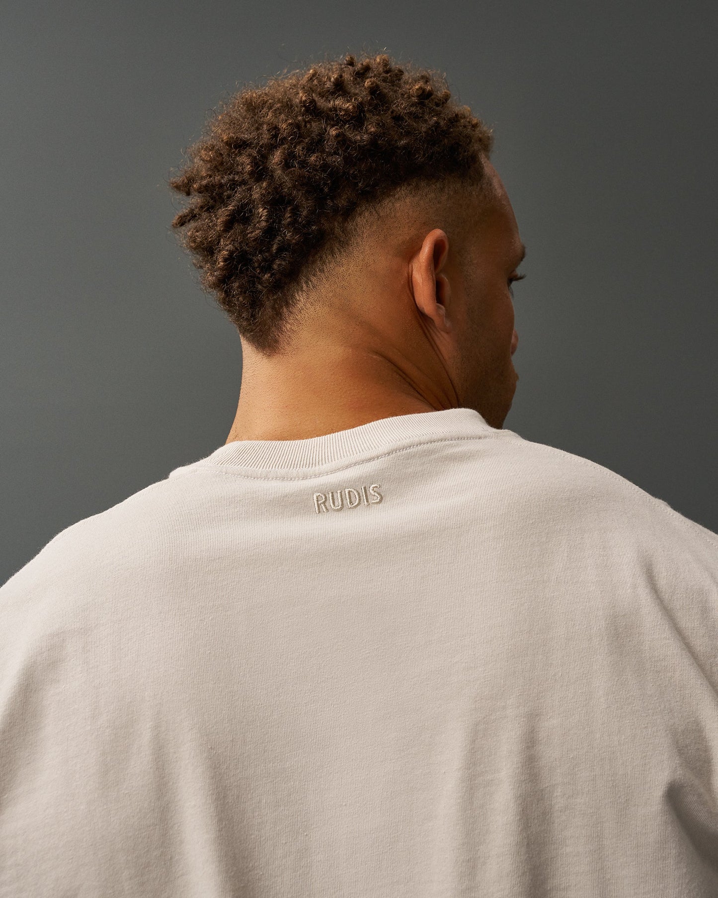 RUDIS Heavyweight Jersey T-Shirt - Bone