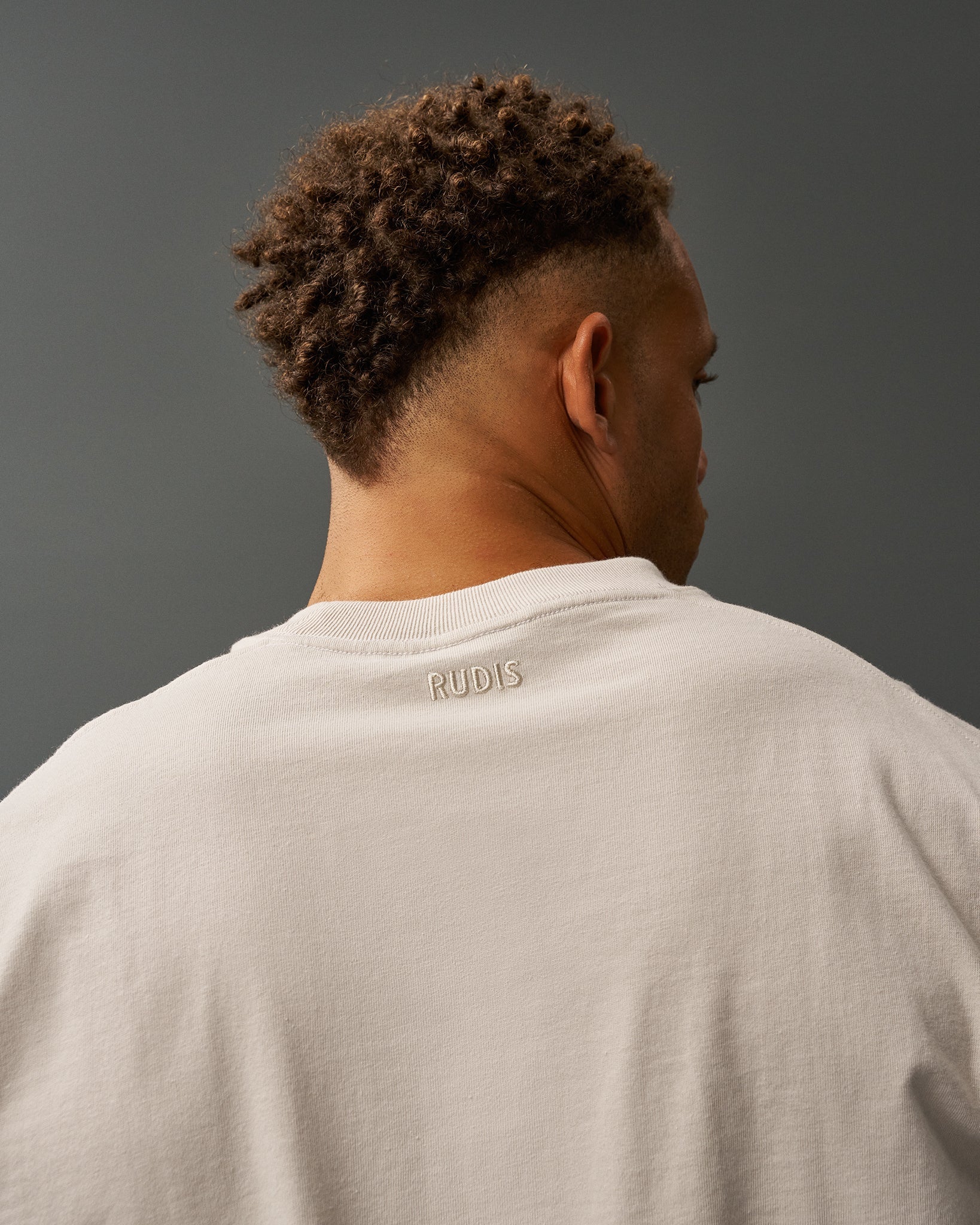 RUDIS Heavyweight Jersey T-Shirt - Bone