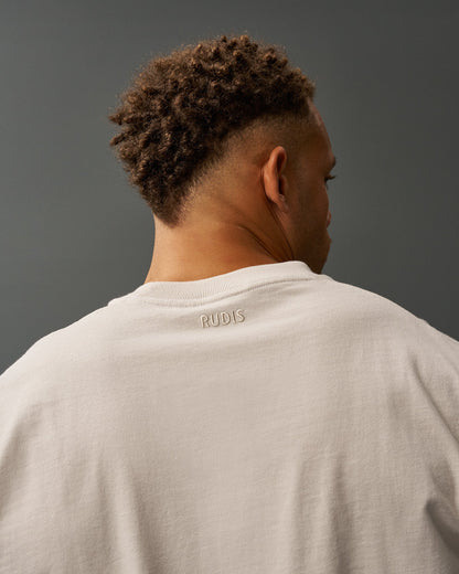 RUDIS Heavyweight Jersey T-Shirt - Bone